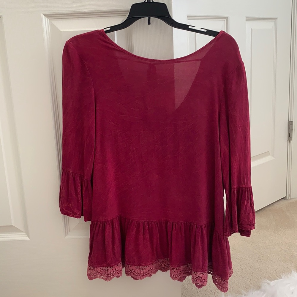 Altar’d State Maroon Top